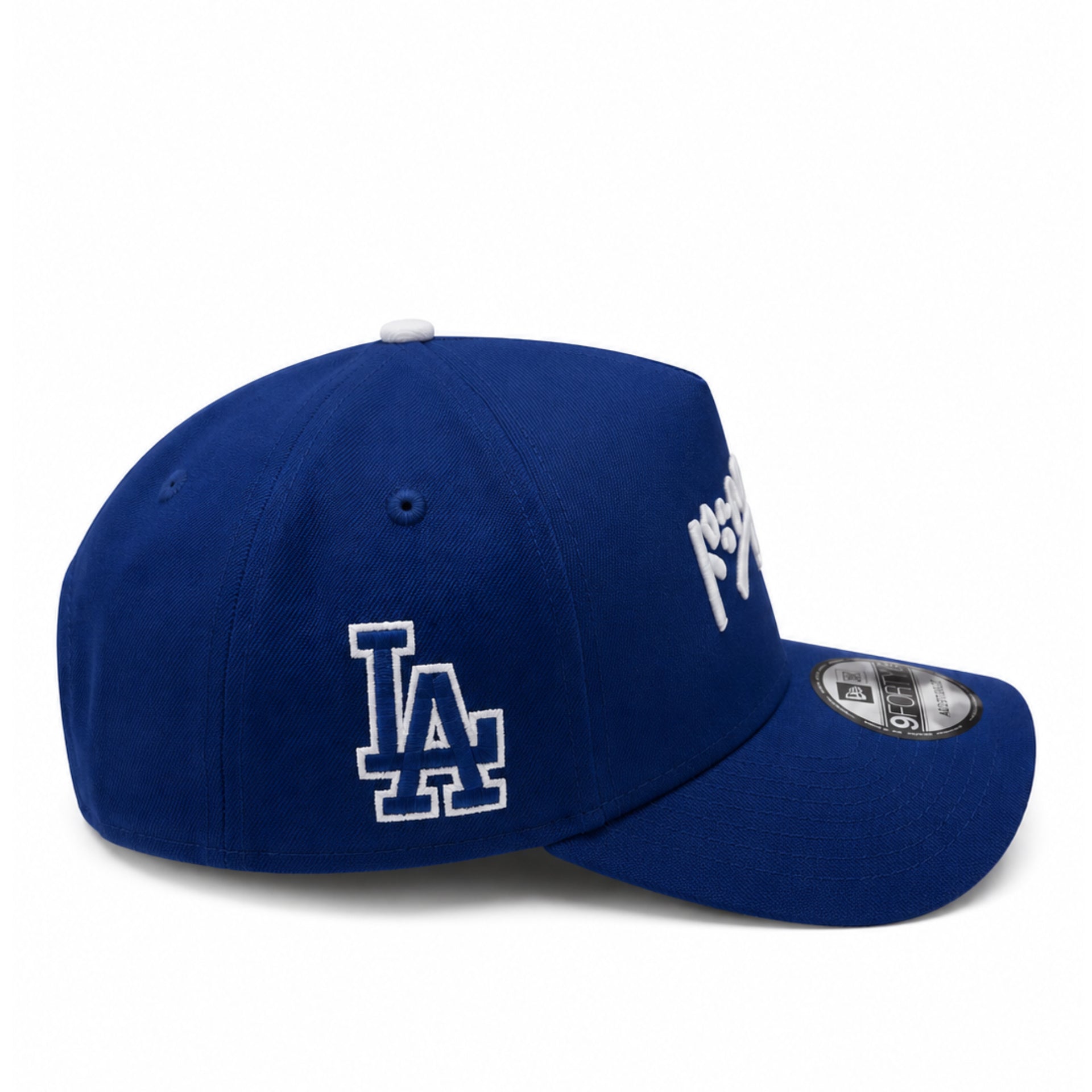 Los Angeles Dodgers Japanese Cherry Blossom 9FORTY A-Frame Snapback - Royal Blue right side view