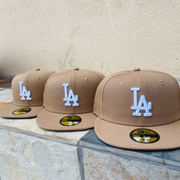 Khaki Los Angeles Dodgers New Era 59FIFTY Fitted Hat