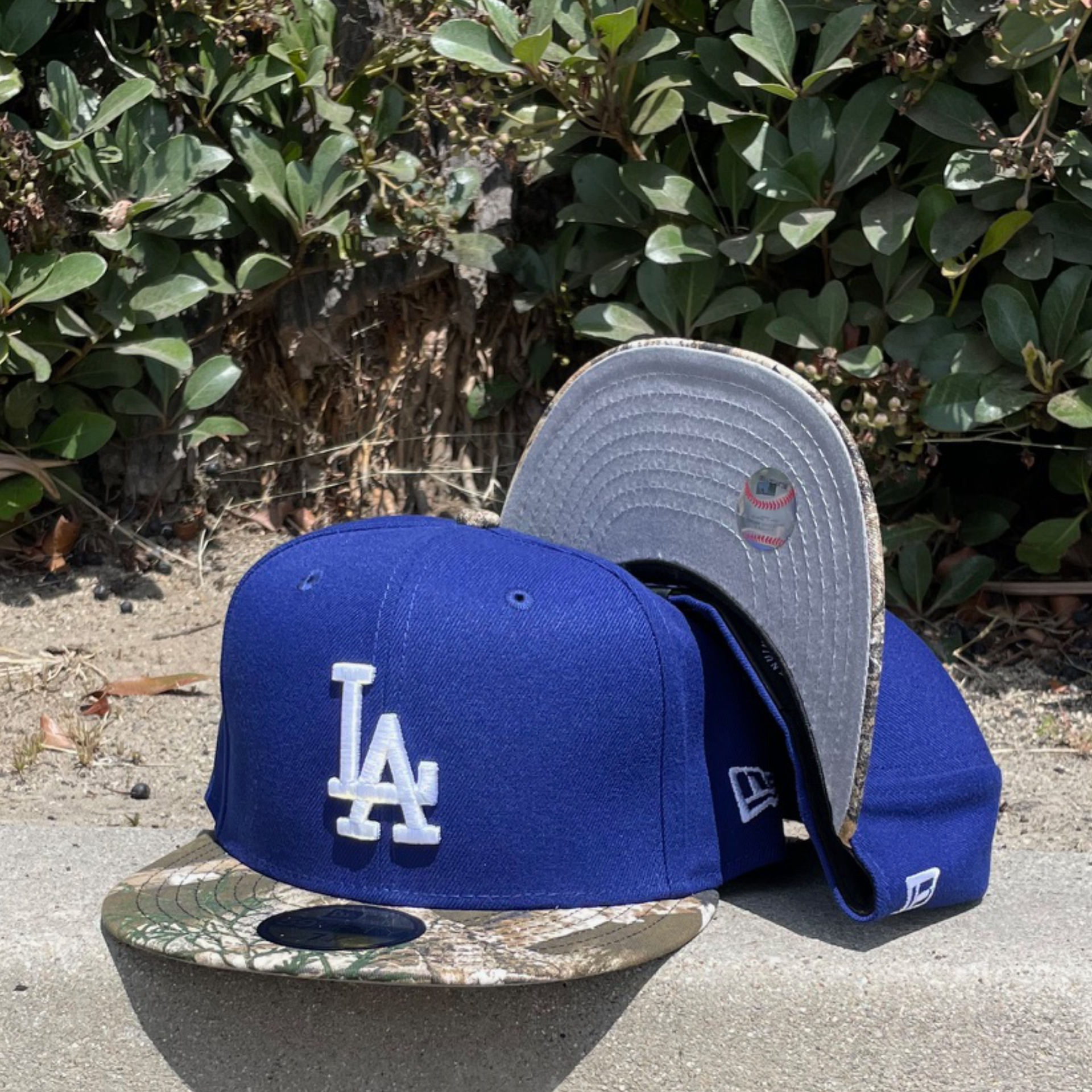 blue camo los angeles dodgers 59fifty new era fitted hat