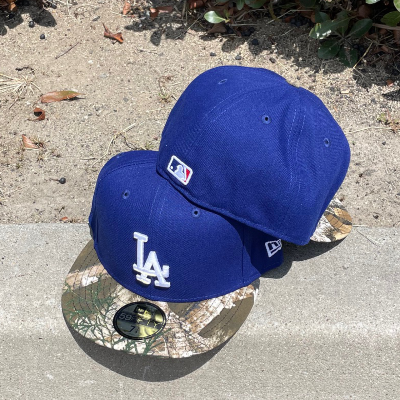 blue camo los angeles dodgers 59fifty new era fitted hat