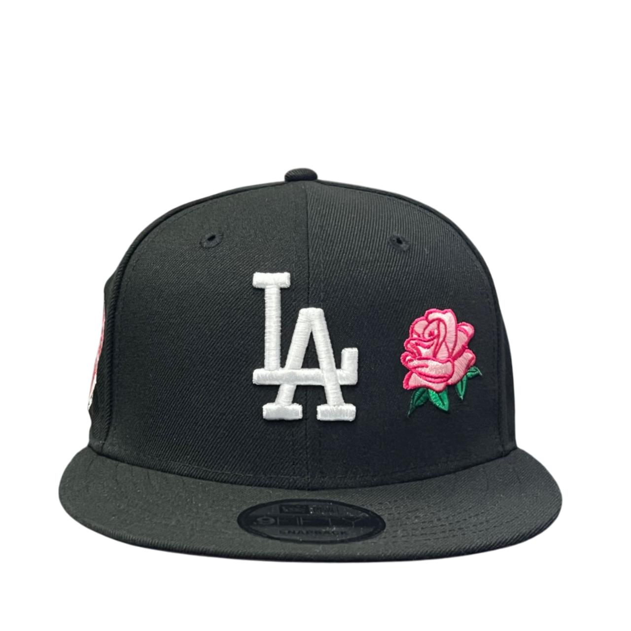 New Era Los Angeles Dodgers 50th Anniversary Rose Black 9FIFTY Snapback Hat