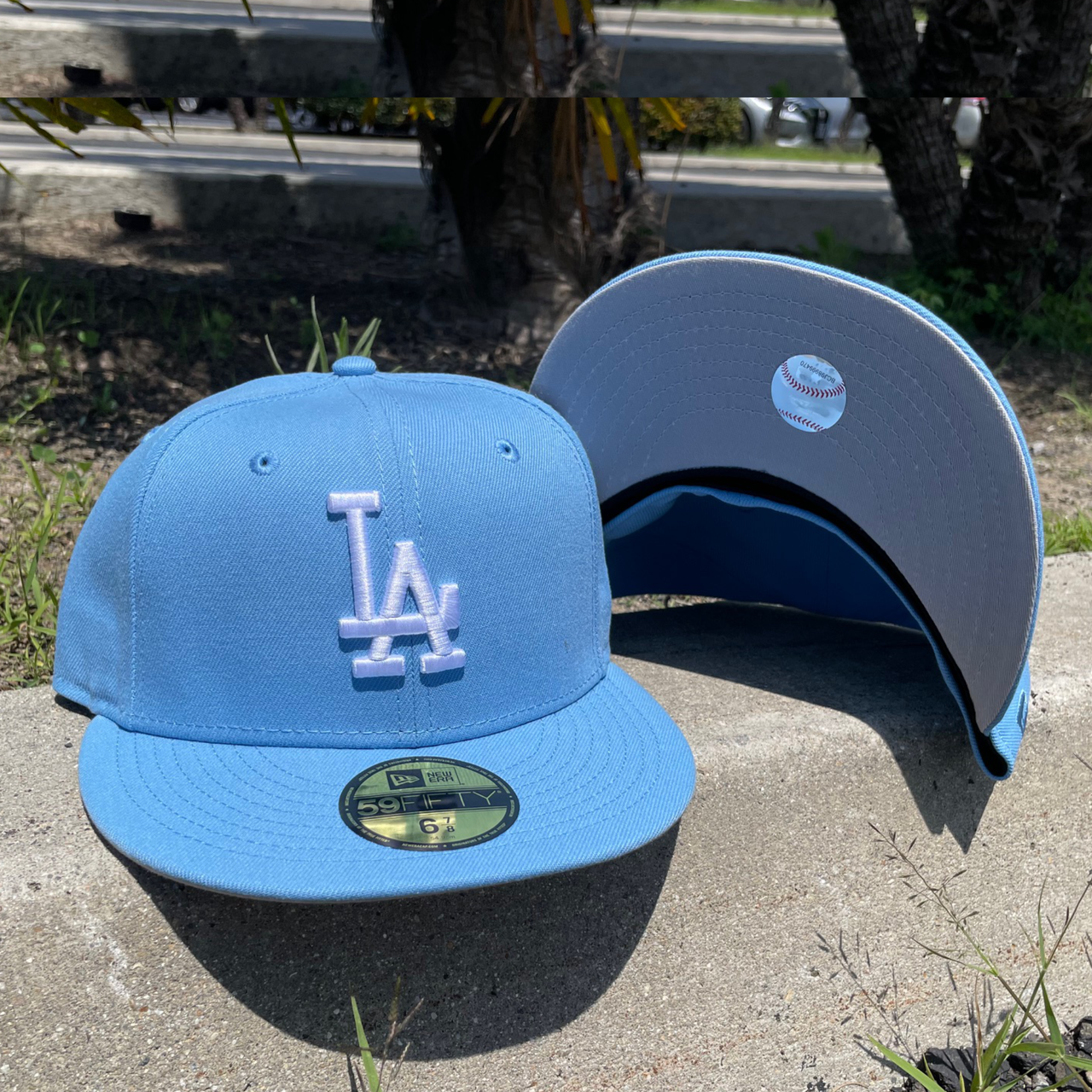 Sky Blue Los Angeles Dodgers New Era 59FIFTY Fitted Hat