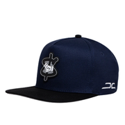 JC Hat Business US Dollar logo Snapback Hat Navy Blue/Black