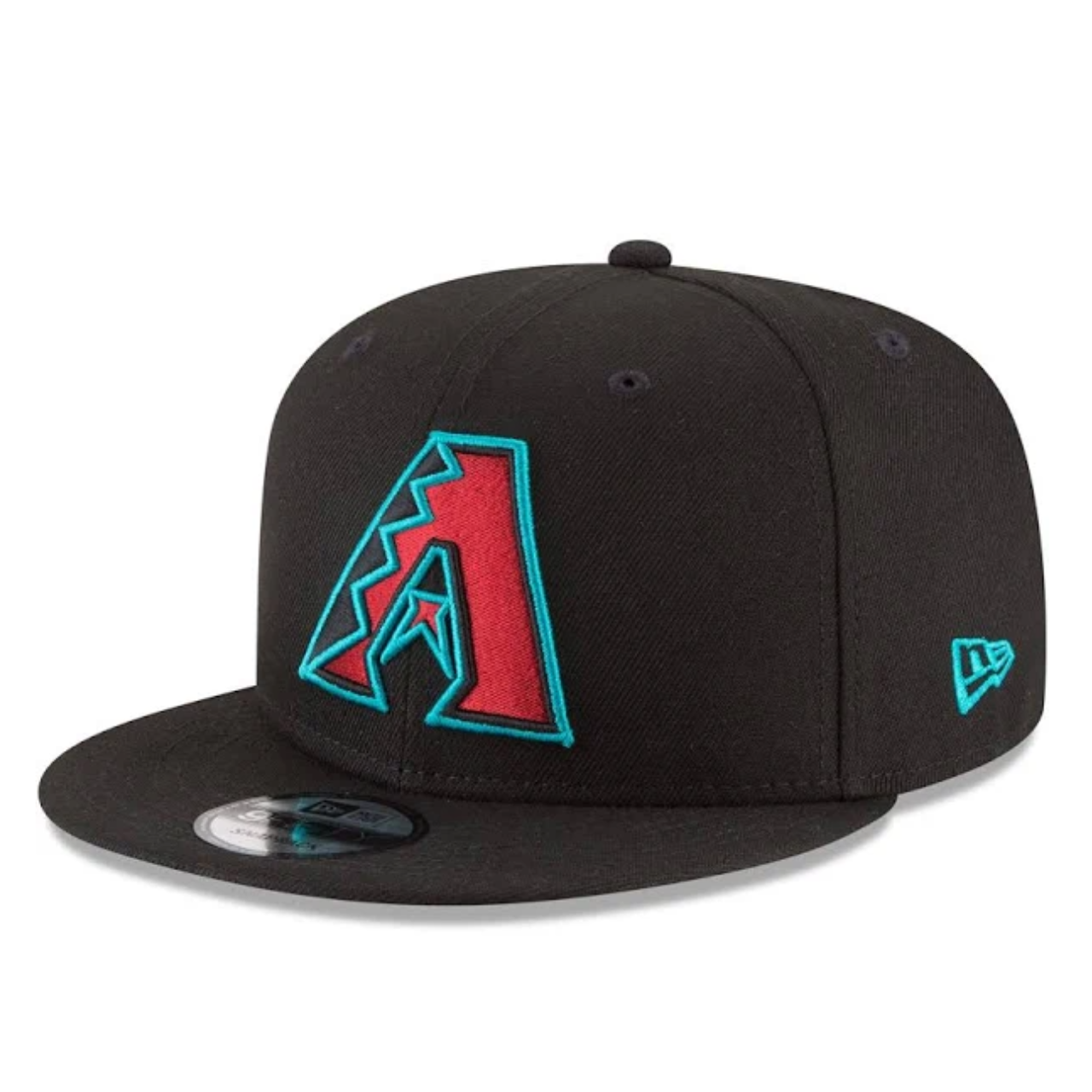 NewEra 9Fifty Arizona Diamondbacks A black/red/teal snapback cap.