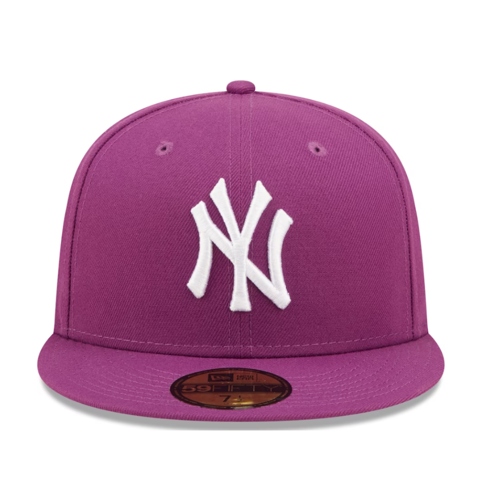 NewEra MLB New York Yankees NY Color Pack 59Fifty Fitted Hat Purple