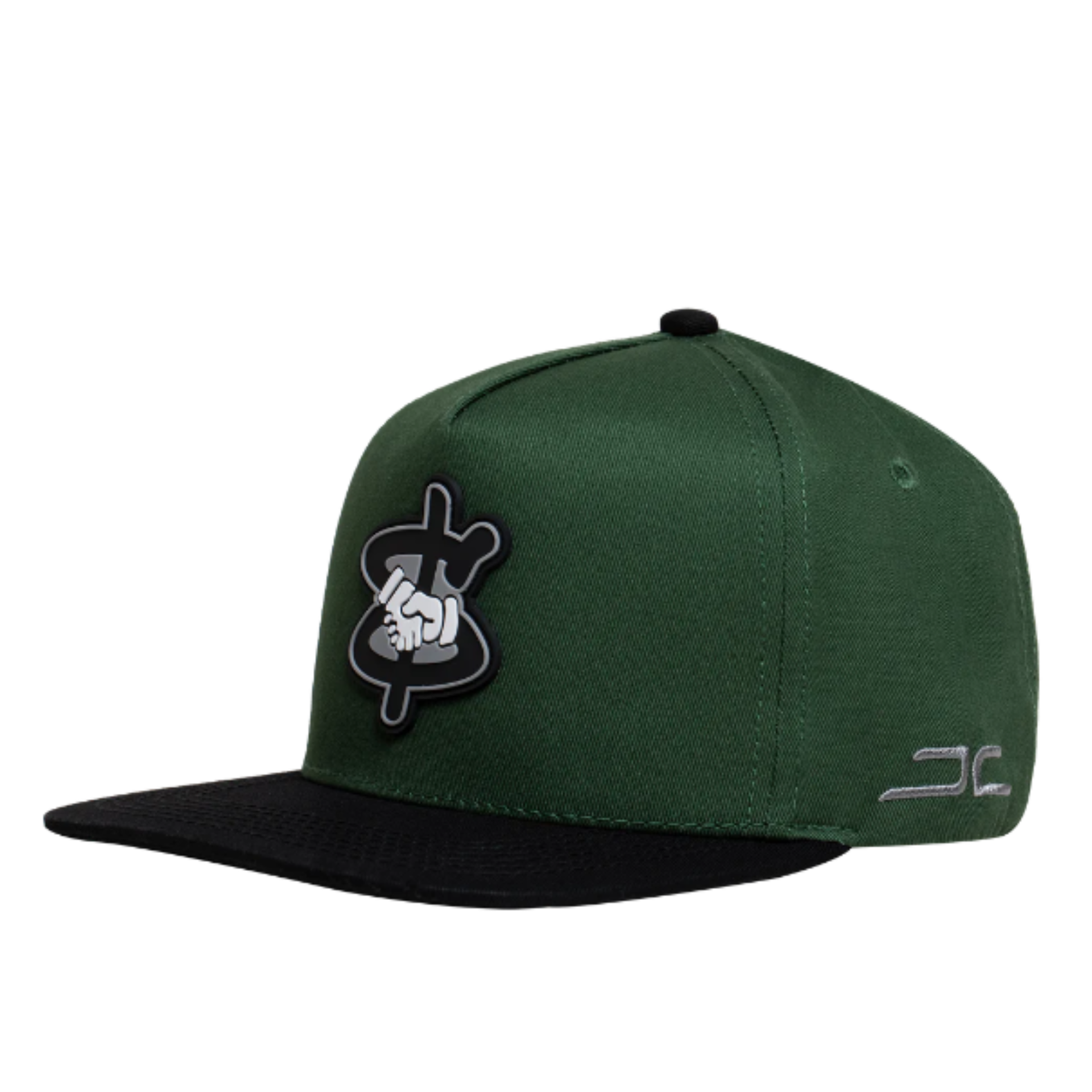 JC Hat Business US Dollar logo Snapback Hunter Green/Black