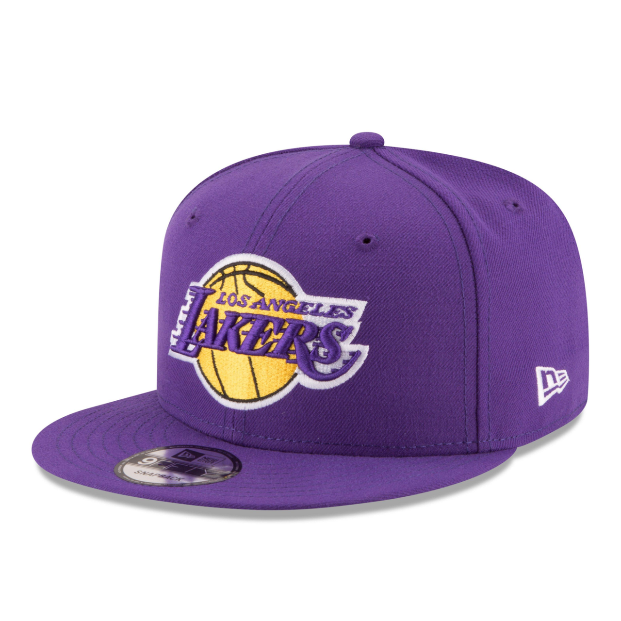 New Era 9Fifty NBA Los Angeles Lakers Purple snapback cap.