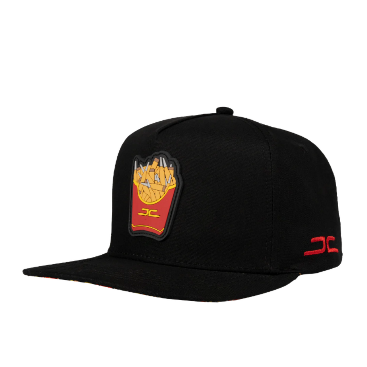 JC Hat Fries Bullets logo Black snapback