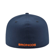 New Era NFL Denver Broncos Navy 59FIFTY Fitted Hat Back