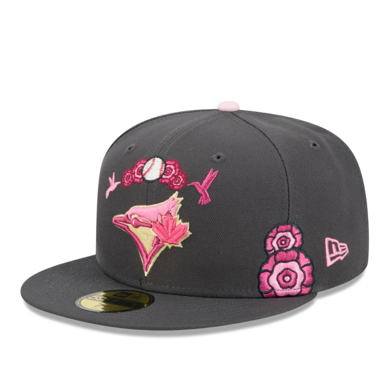 New Era Toronto Blue Jays Day of the Dead Graphite 59FIFTY Fitted Hat