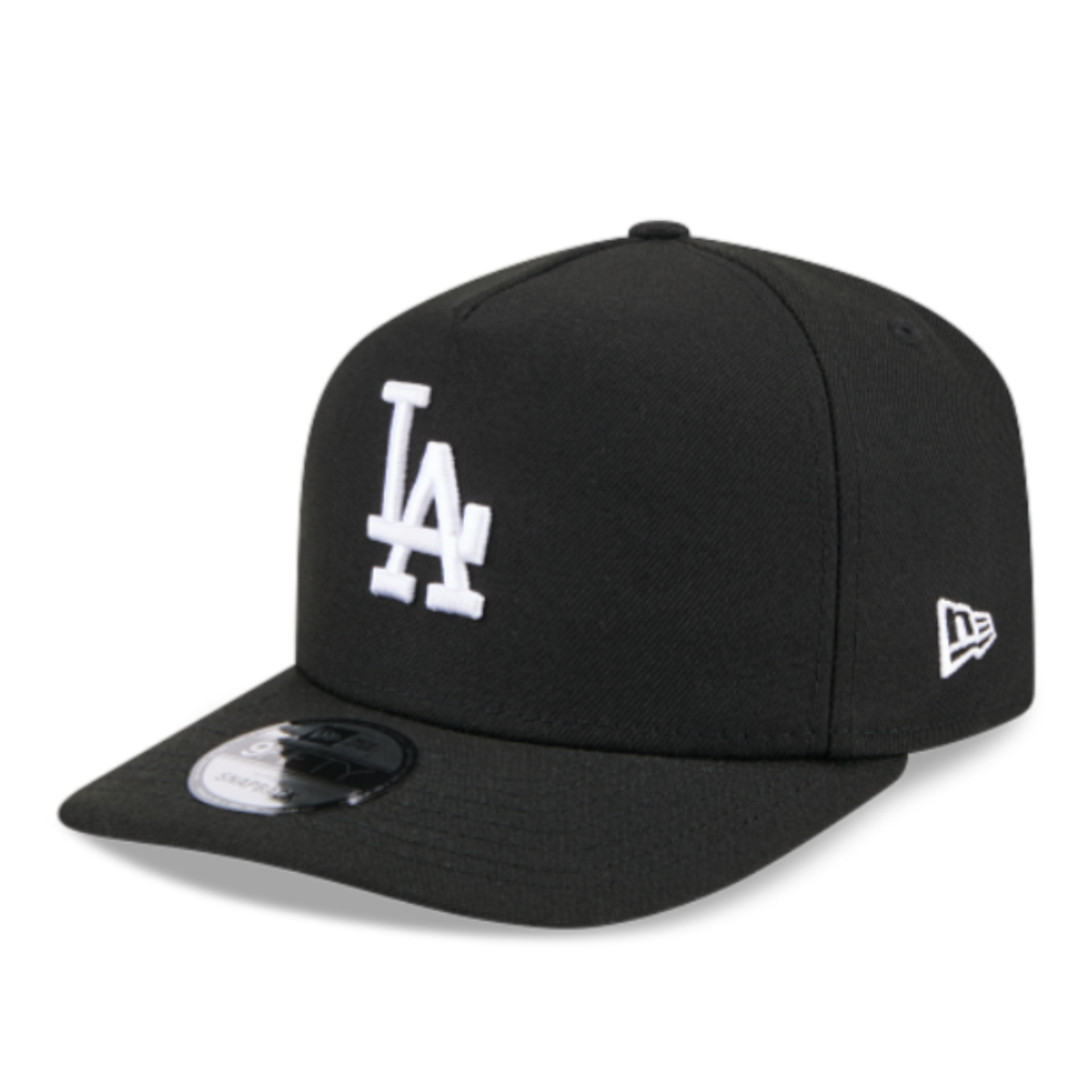 Los Angeles Dodgers LA 9FIFTY A-Frame Curved Black White Snapback Hat