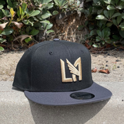 Black Gray LAFC New Era 9fifty snapback hat