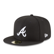 NewEra MLB Atlanta Braves A Black/White Front