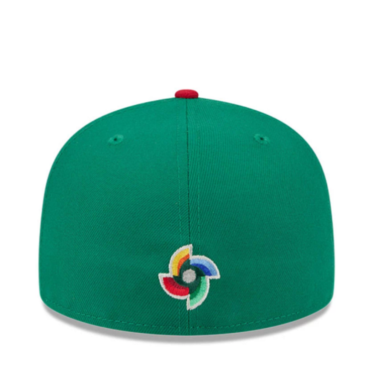 Wbc Rd Cap New Era WBC Mexico Baseball Green Red 2 Tone 59FIFTY Fitted Cap