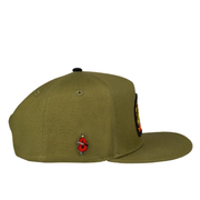 JC Hat Taco logo Olive green snapback