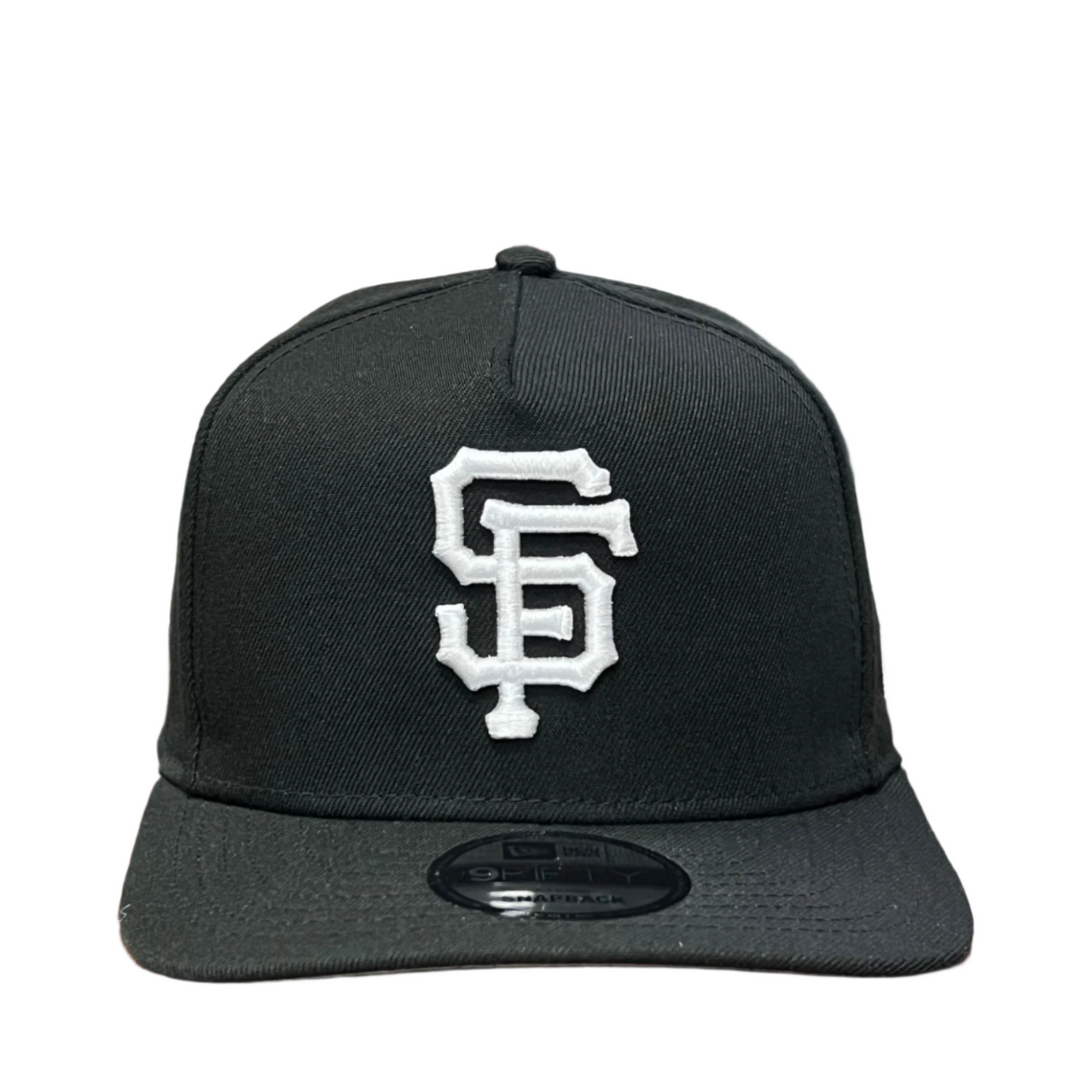 Black San Francisco Giants 9fifty a frame snapback hat