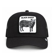 Goorin Bros The Black Sheep Mesh Trucker Snapback Hat front view