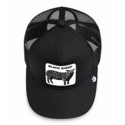 Goorin Bros The Black Sheep Mesh Trucker Snapback Hat top view