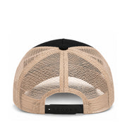 Goorin Bros Canyon Rowdy Bull Black Trucker Snapback Hat back view