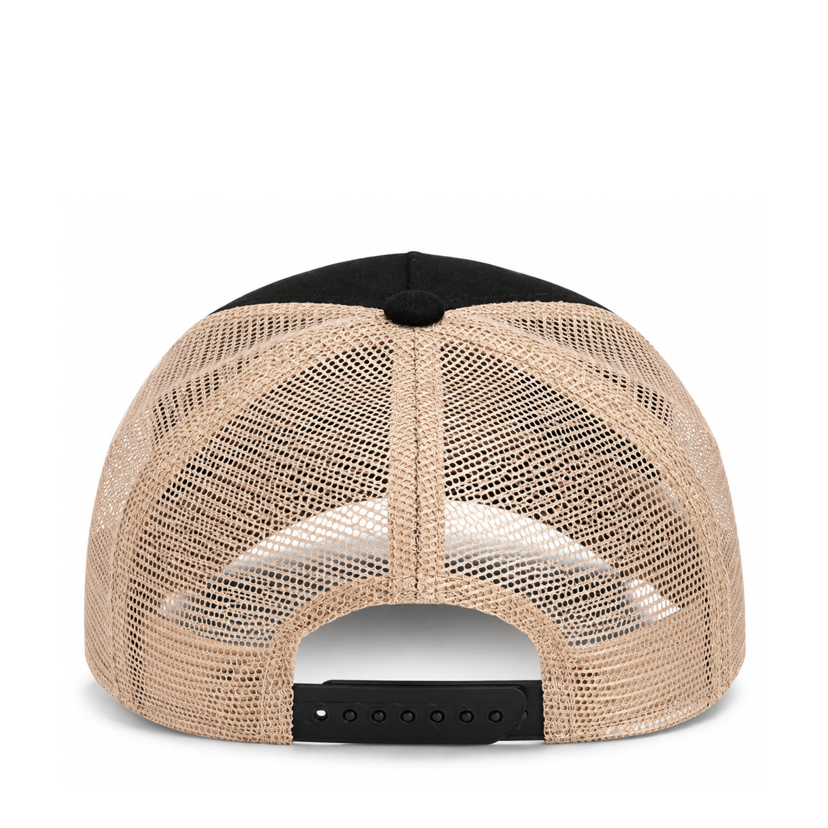 Goorin Bros Canyon Rowdy Bull Black Trucker Snapback Hat back view