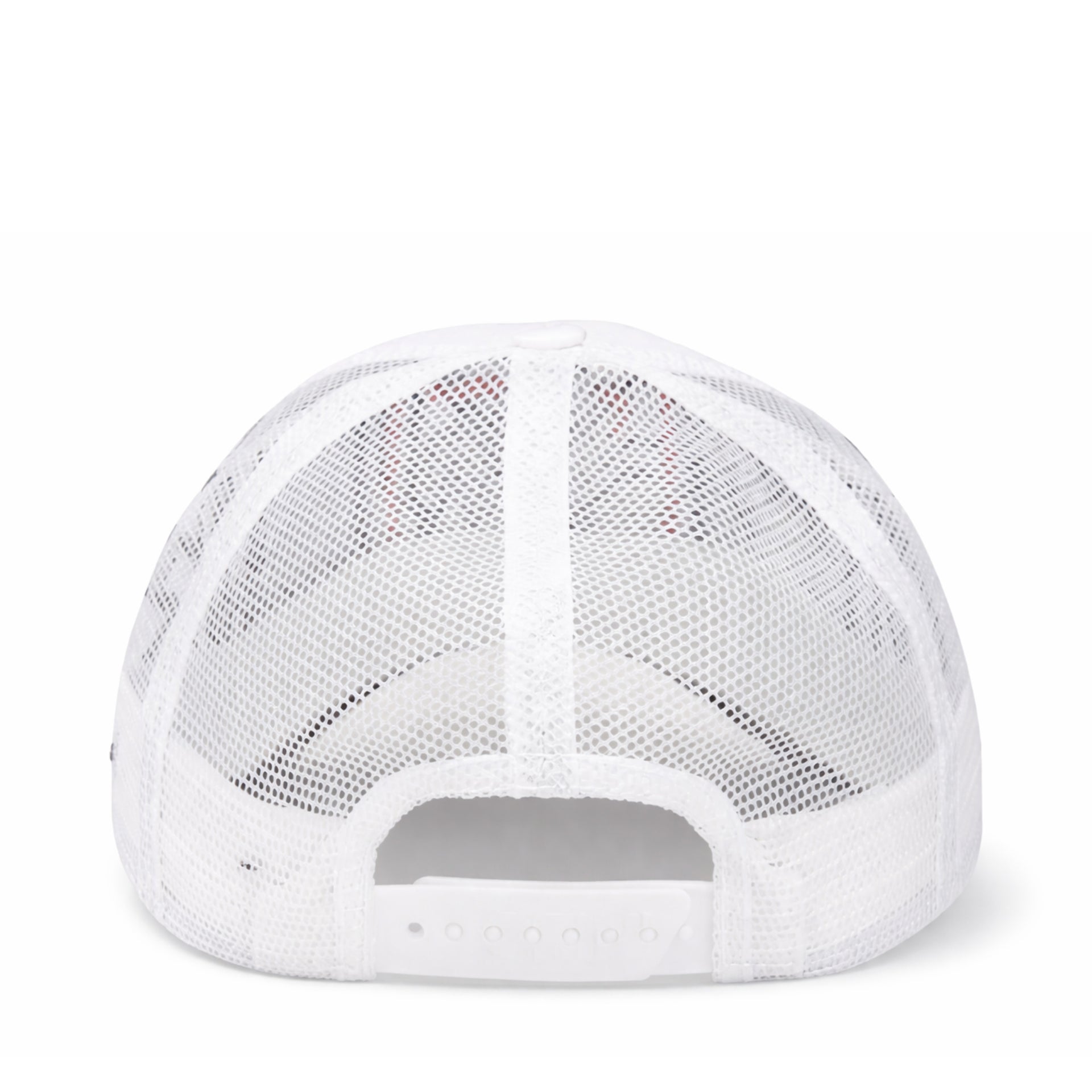 Goorin Bros Old English Cock Trucker Snapback Hat White back view
