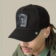 Goorin Bros The Panther All Black Trucker Mesh Snapback model view