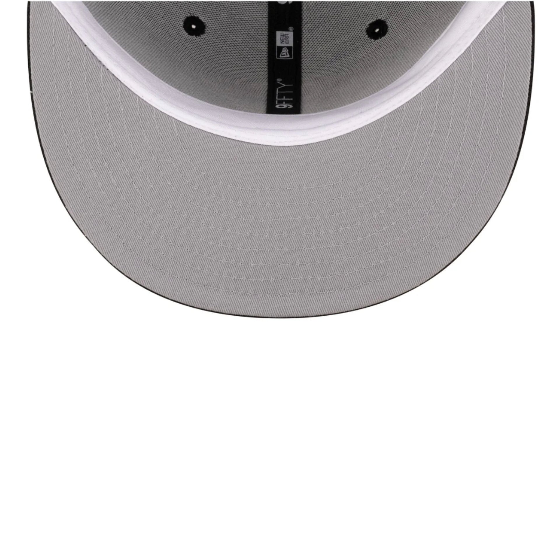 Gray Under Visor of New Era Los Angeles Lakers Purple Hardwood Classics 9FIFTY Snapback Hat