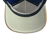gray under visor of Los Angeles Dodgers Side Script Royal Blue Pro Pinch Fit Snapback