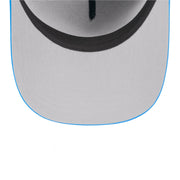 gray bottom of New Era Detroit Lions 75th Anniversary Blue 9FIFTY A-Frame Snapback Hat
