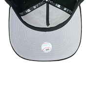 Black Houston Astros 9Forty A-Frame Side patch Men's Snapback Hat