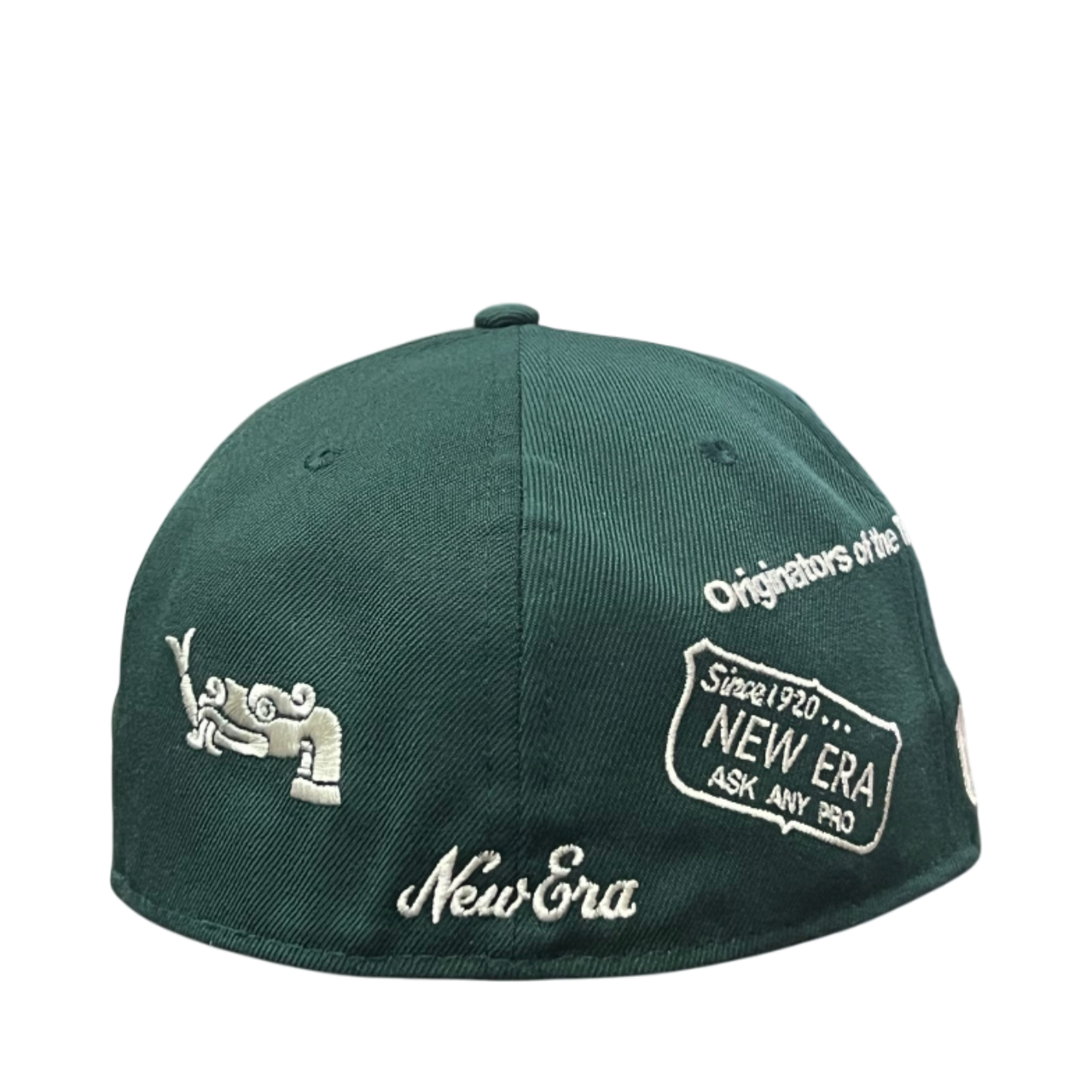 back of Mexico Baseball Collection Dark Green 59FIFTY Fitted Hat