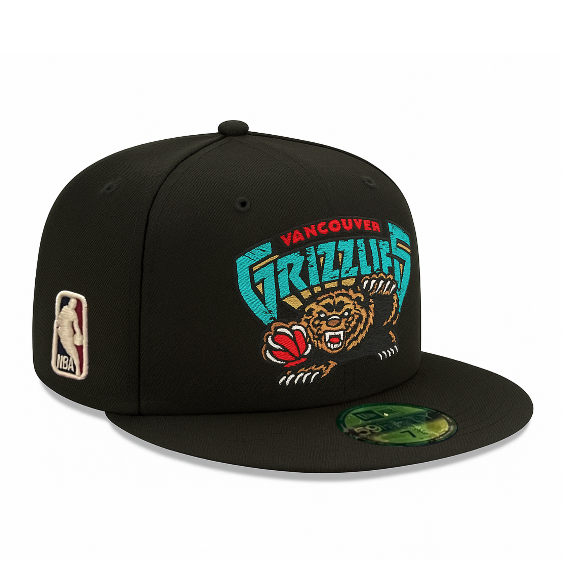 New Era Vancouver Memphis Grizzlies Black Hardwood Collection 59FIFTY Fitted Hat