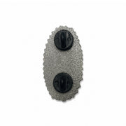 Guadalupe Virgin Mary Enamel Hat Pin back view