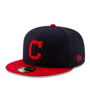 MLB Cleveland Guardians C Navy/Red 2 Tone New Era 59Fifty Fitted