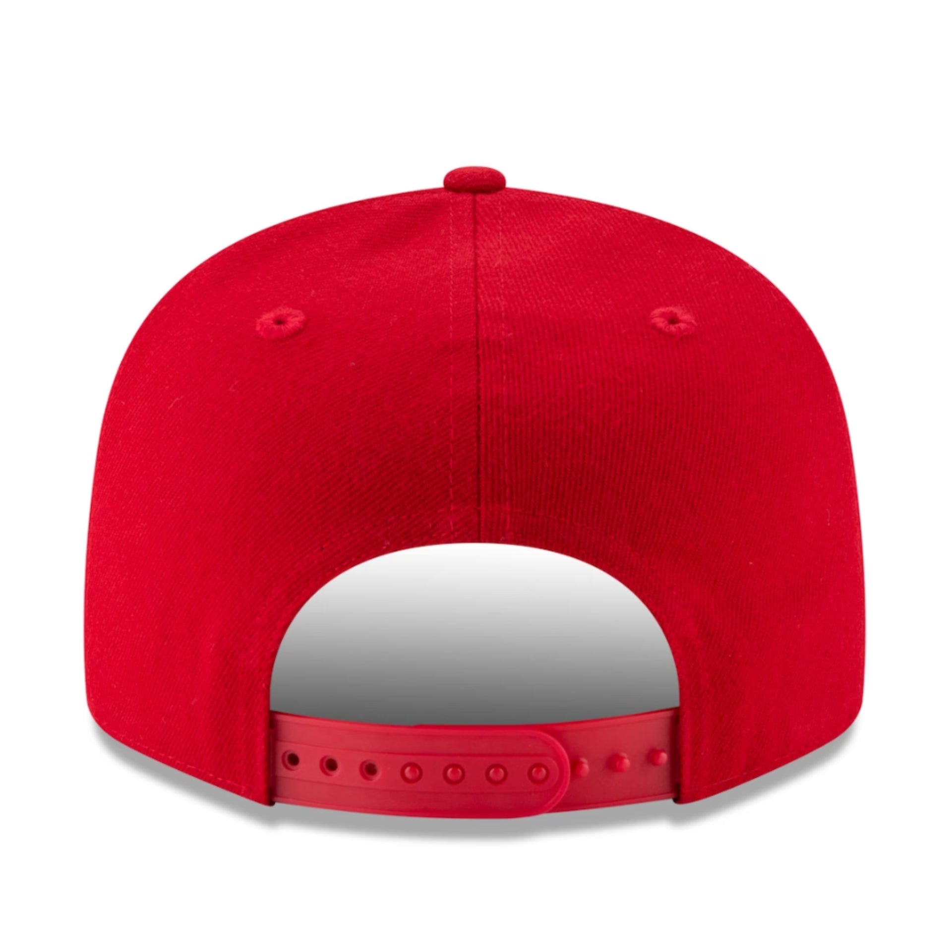 NewEra New York Yankees Red/White Snapback cap under visor.