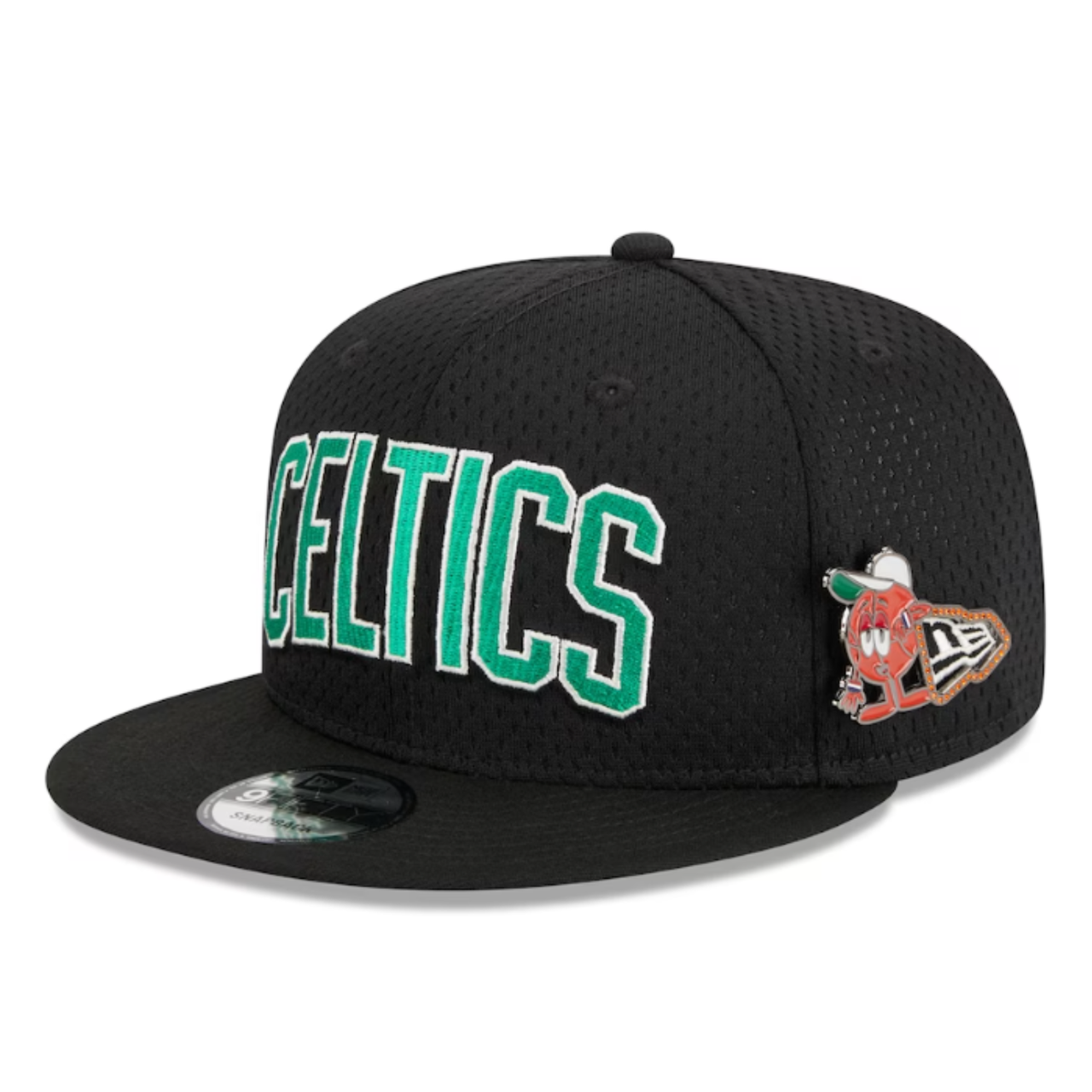 BA Boston Celtics Post-Up Pin Mesh 9FIFTY Snapback Hat