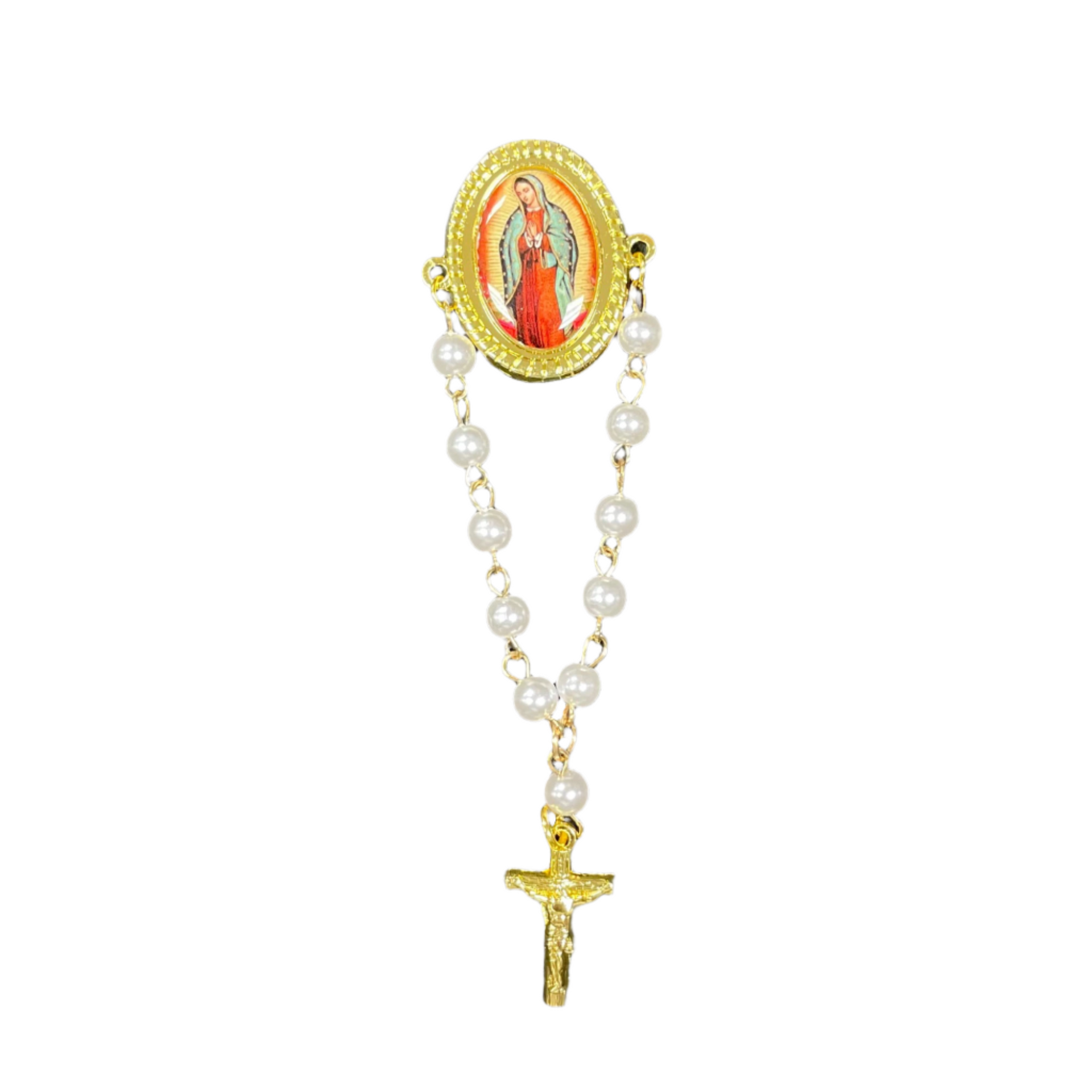 Guadalupe Rosary Pin