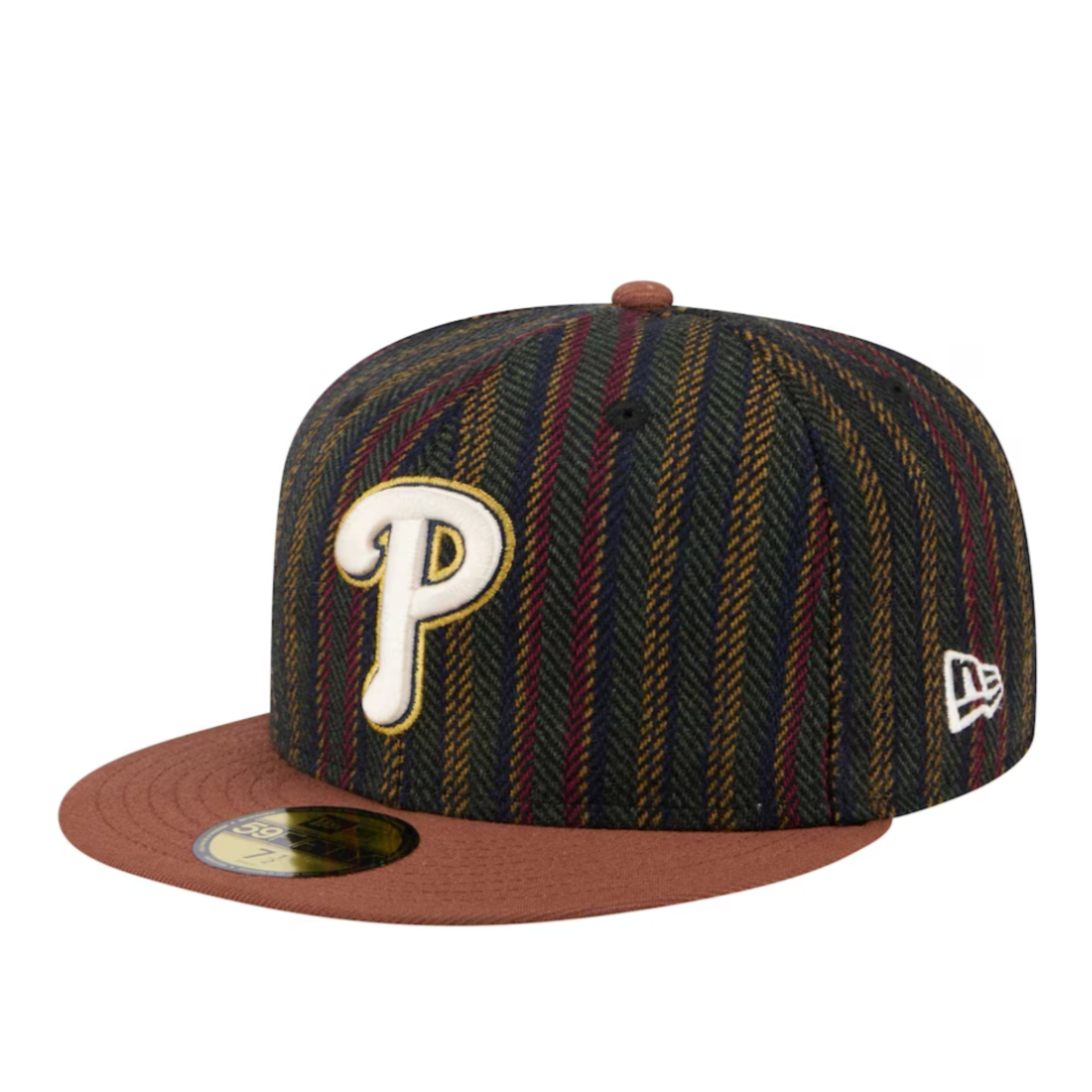 side of New Era Philadelphia Phillis Vintage Herringbone 59FIFTY Fitted Hat