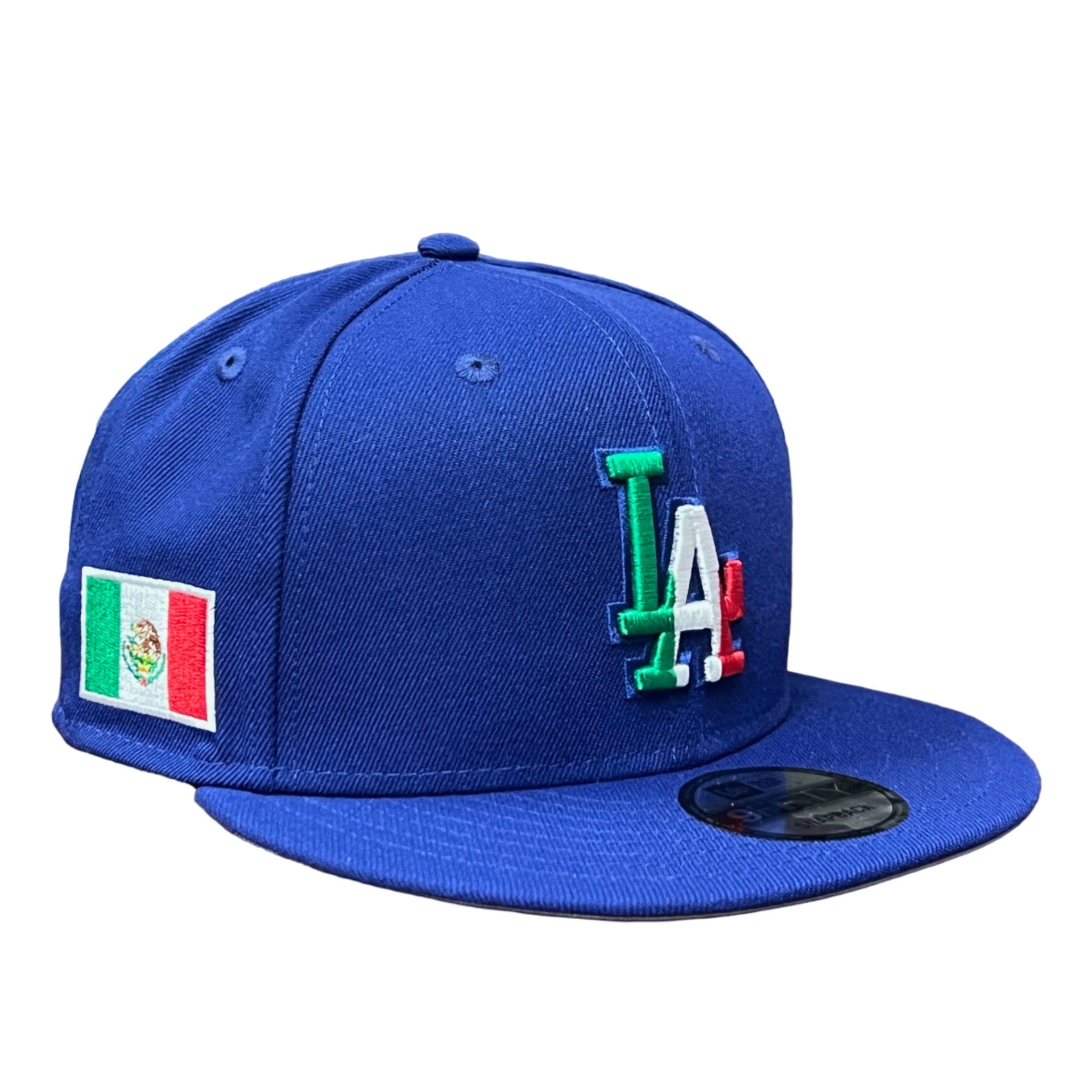 NewEra MLB Los Angeles Dodgers Mexico Flag Royal Blue 9FIFTY Snapback One Size