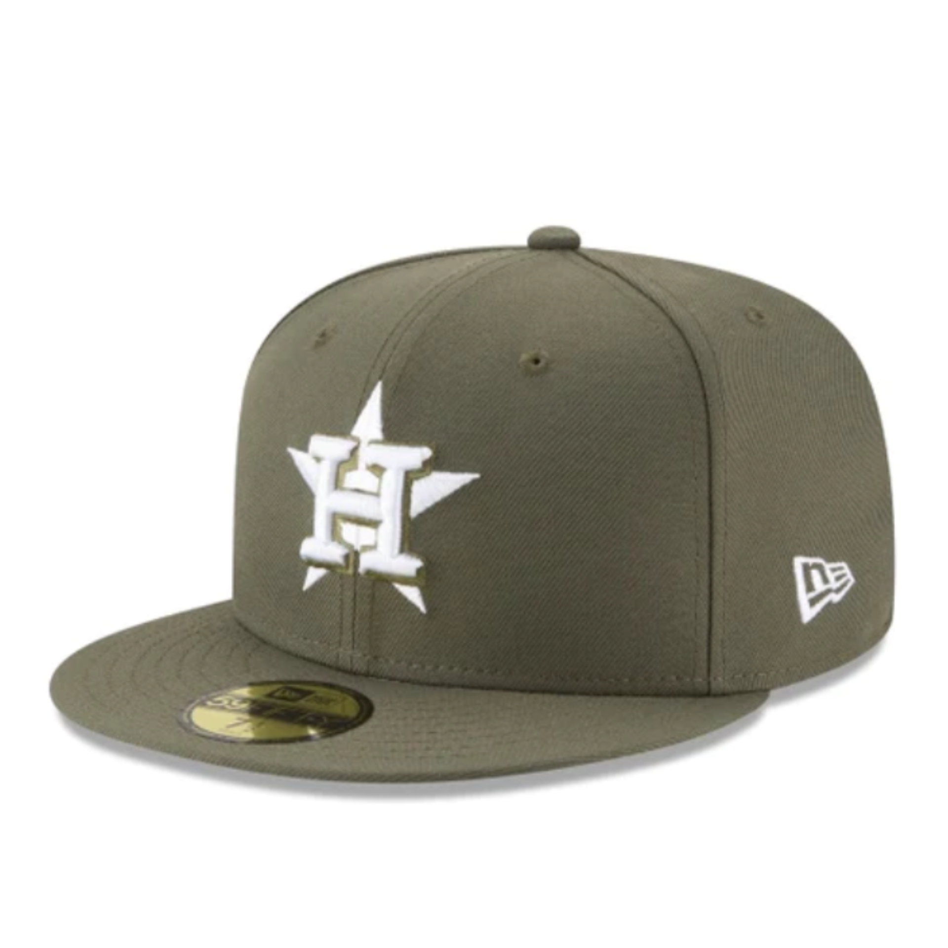 New Era Houston Astros Olive Green 59Fifty Fitted cap.