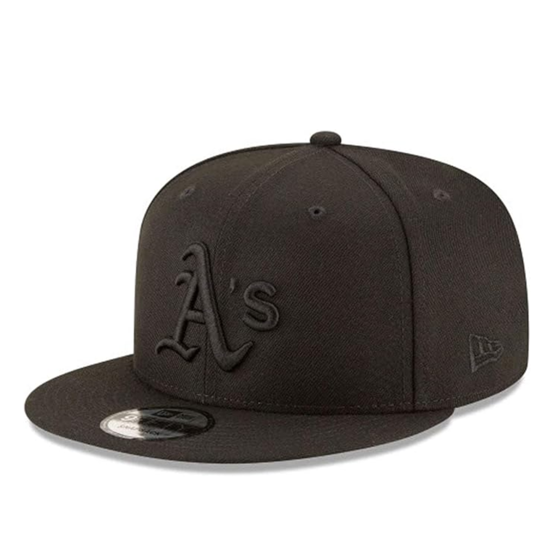 NewEra MLB Oakland Athletics A's All Black 9FIFTY Snapback