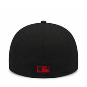 New Era Houston Astros Black Red Star 59FIFTY Fitted Hat back view