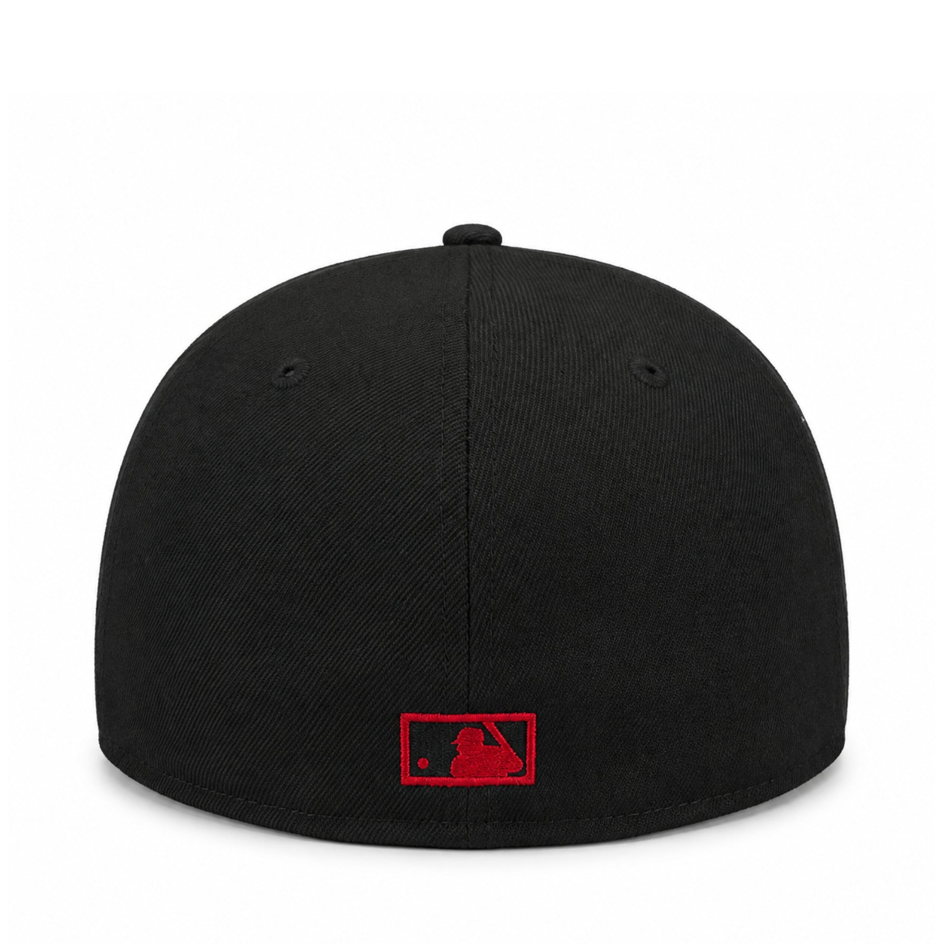 New Era Houston Astros Black Red Star 59FIFTY Fitted Hat back view