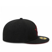 New Era Houston Astros Black Red Star 59FIFTY Fitted Hat right side view