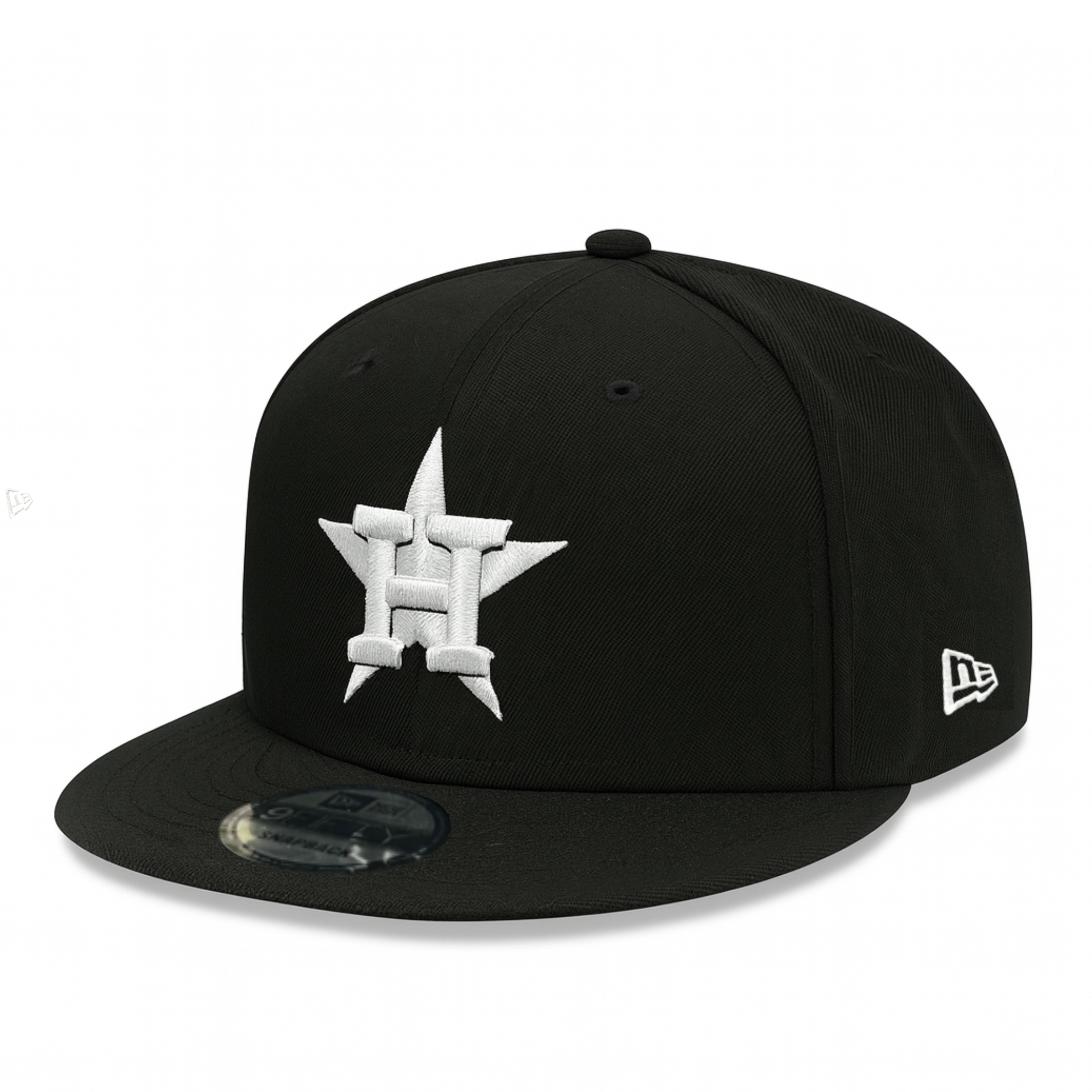 New Era Houston Astros Black 9FIFTY Snapback Hat