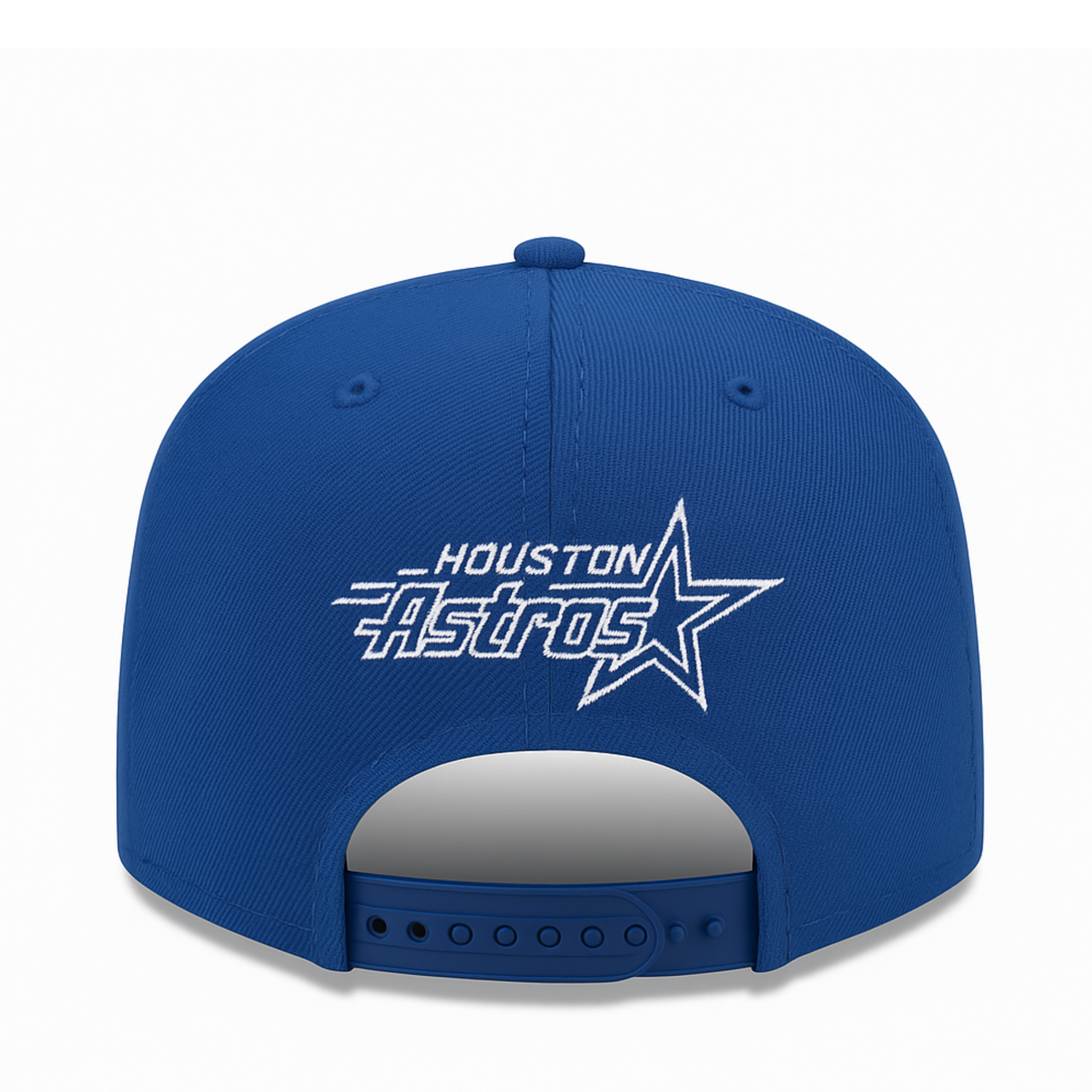 Back View of Front View of Houston Astros Star logo Dark Blue 9Fifty Snapback Hat