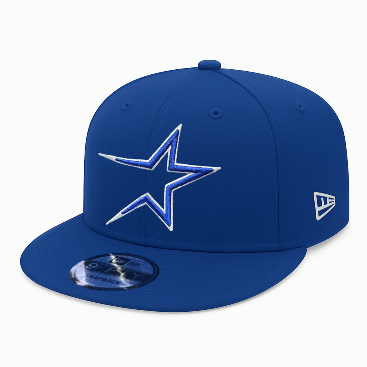 Front View of Houston Astros Star logo Dark Blue 9Fifty Snapback Hat