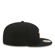 New Era Houston Astros Black 59FIFTY Fitted Hat right side view