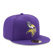 New Era NFL Minnesota Vikings Purple 59FIFTY Fitted Hat front