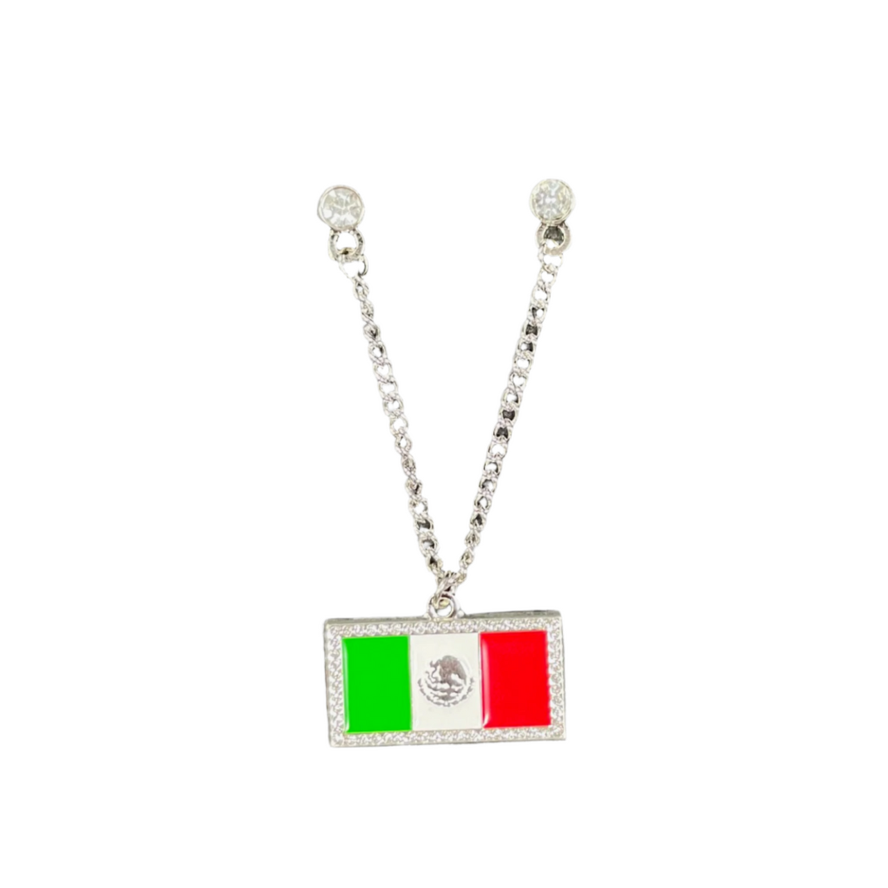 Mexico Flag Chain Pin for Hat